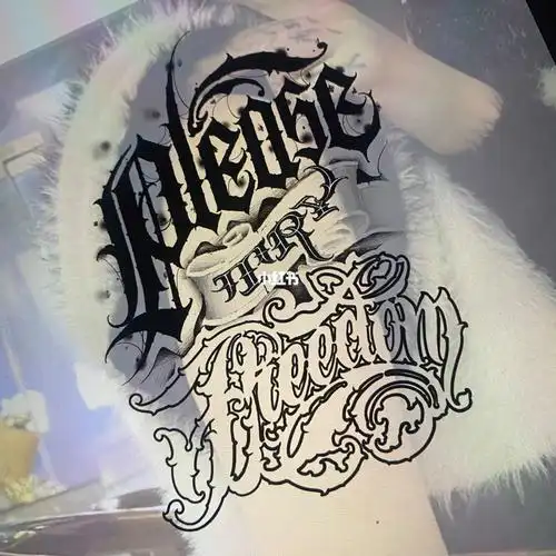 下方衔接暗黑人像要求:暗黑,带有哥特有需要设计的欢迎咨询#福州纹身