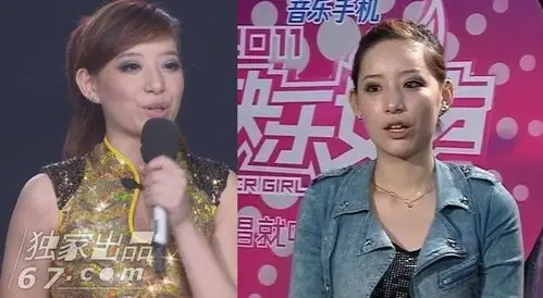 段林希萌妹变猛男 2011快女十强之今昔对比照