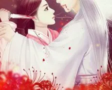 古风情侣,彼岸花,曼珠沙华