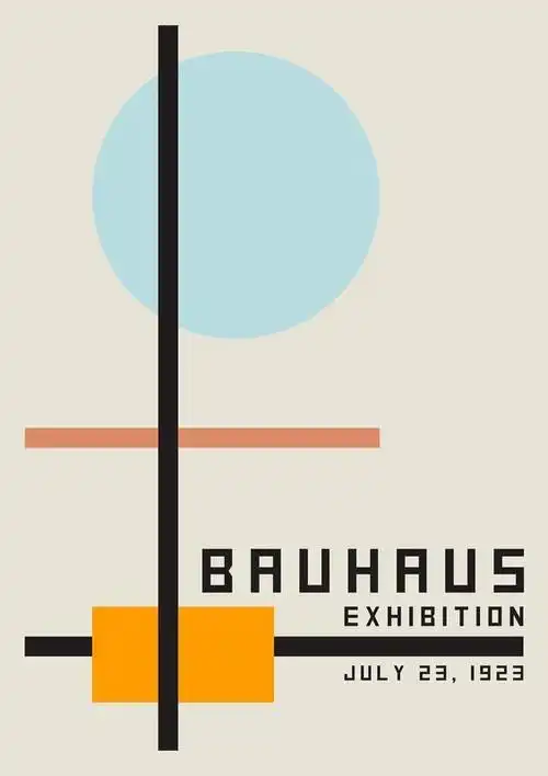 15:50:08包豪斯古董海报包豪斯展览  埃齐版式设计jjjasmin2020同采自