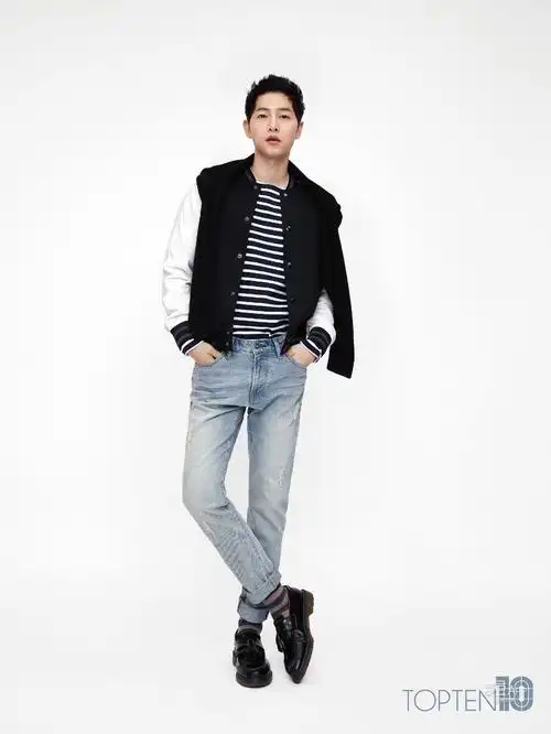 [宋仲基][分享]170303 topten10每日出新 宋仲基演绎休闲混搭风