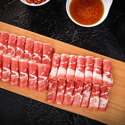 东来顺 羔羊上脑肉卷600g 内蒙古草原风味 羊肉卷火锅食材