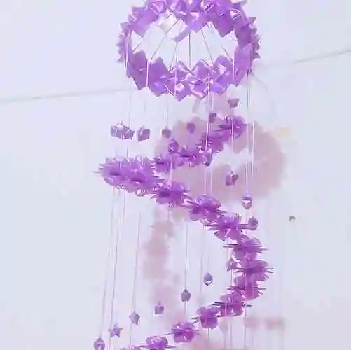 大家知道彩带风铃花环是怎么编的吗求具体的操作步骤图