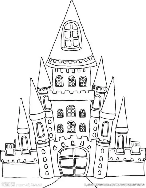城堡简笔画