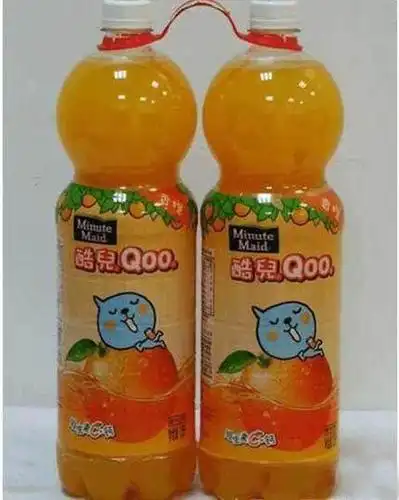 酷儿橙汁,小时候最时髦的饮料,现在很少见了