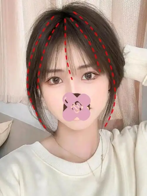 16615没有以前刘海那种厚重和刻板,这刘海简单自然,飘逸