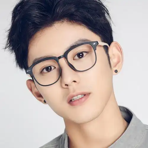 复古大脸眼镜架男成品近视眼镜男超轻大框防蓝光眼镜男学生配镜潮_折2