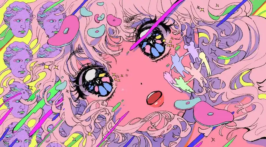 动漫 推特 粉色 少女心 壁纸 头像 背景 女头