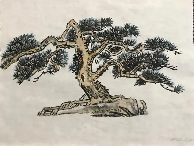 学习中国画1写意山水画习作(2020.07-10)