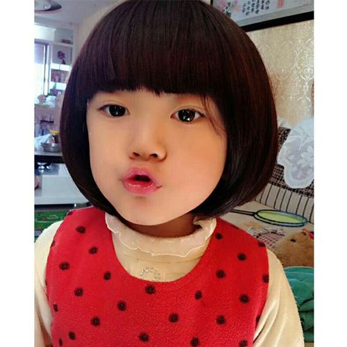 韩版儿童假发女宝宝短发女童婴儿假a发小孩假发公主假发套bobo头