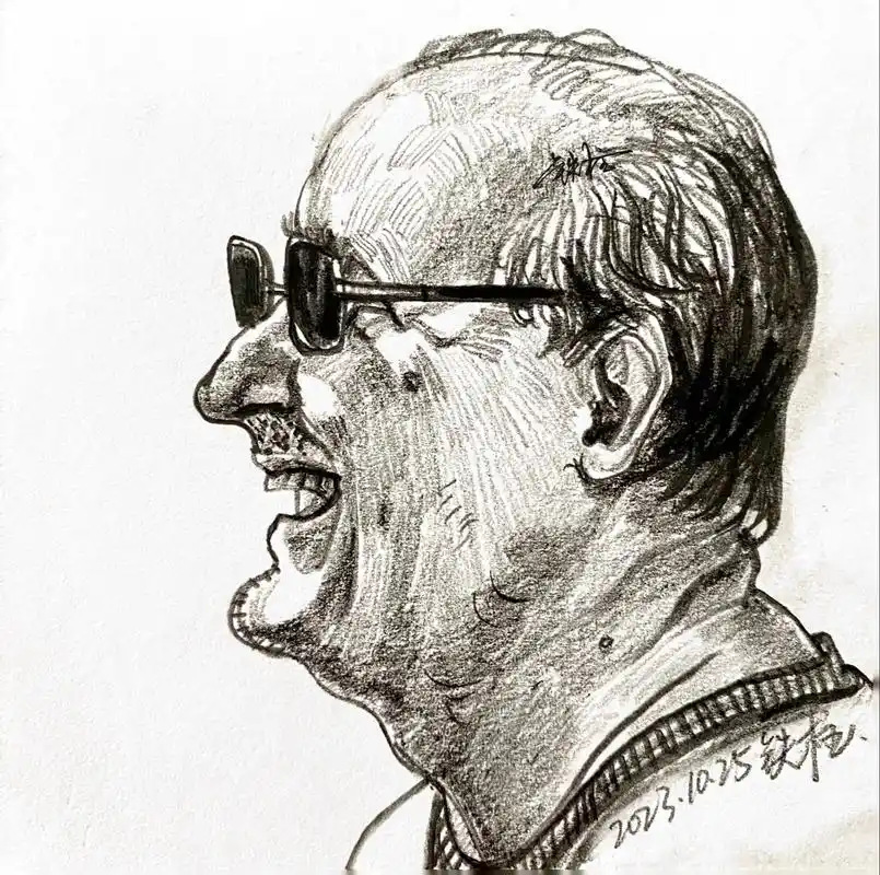 速写头像绘画步骤.