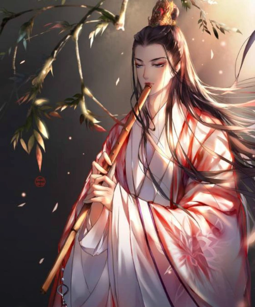 妖孽的古风动漫美男子万般故事不过情伤易水人去明月如霜