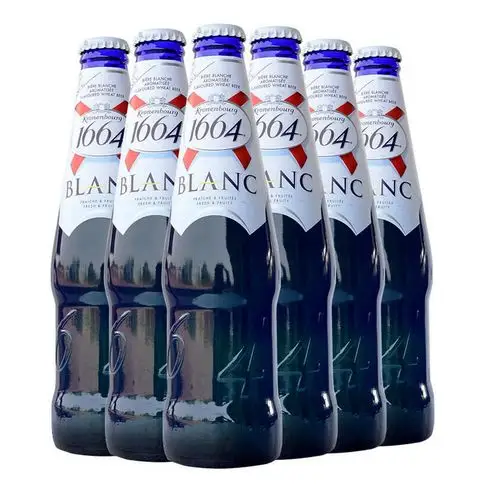 啤酒166424瓶精酿原装进口法国小麦整箱250ml白啤酒啤酒