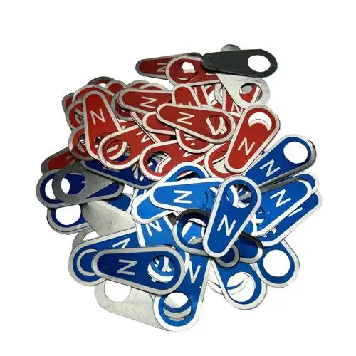 接零铝牌 接零标识约980片接地铝牌 金属接零标识n 电气零线标志