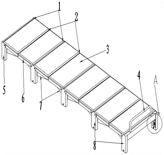 背景技术:折叠床是一种利用关节原理设计,为了方便和节省体积空间