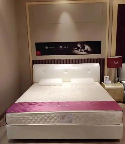 穗宝进口皮床架床垫仅3998限356龙岗新大明家居