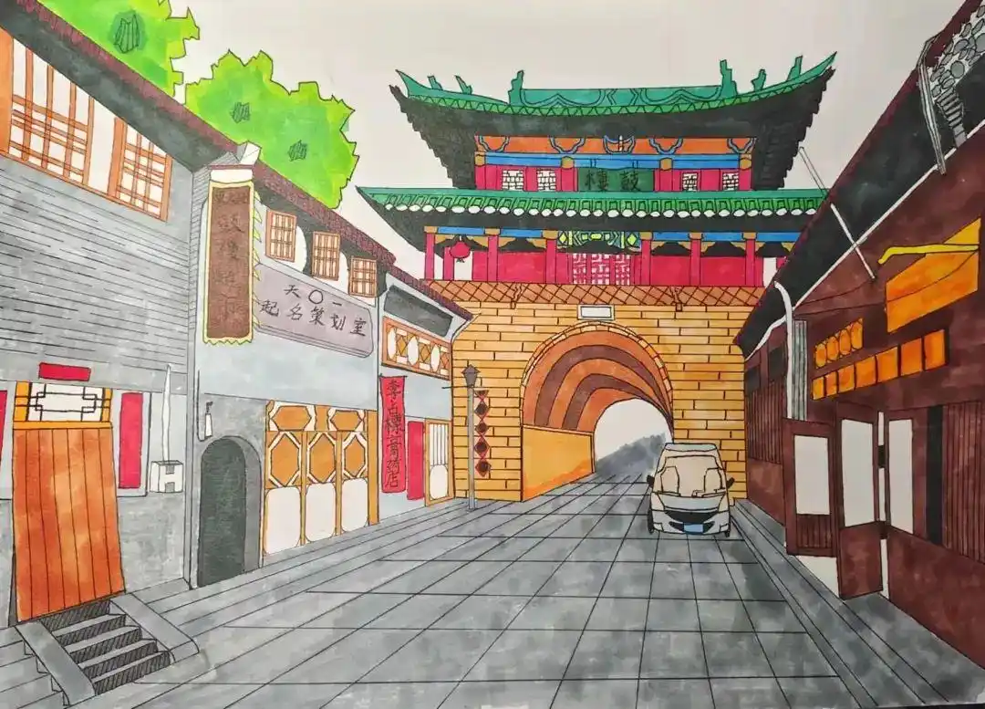 如鸟斯革,如翚斯飞——首届洛阳市古建筑绘画作品展(三)