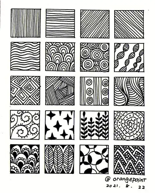 零基础手绘控笔练习线条练习