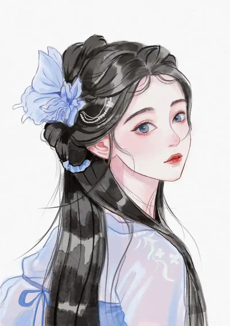 教你画古风人物,超简单.昨天的视频内容用图文再发一下#图文伙 - 抖音