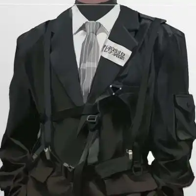 帅气的西装男动漫头像图片