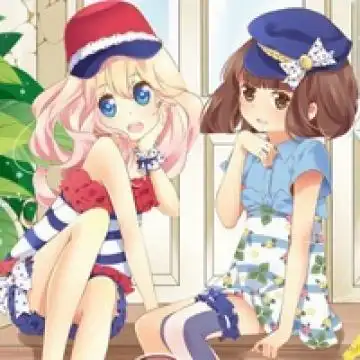 最新可爱姐妹卡通头像 好看的闺蜜动漫qq双人头像