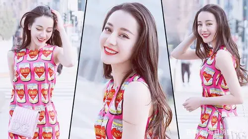 迪丽热巴解锁一组甜美可爱系风尚美图,如花仙子一般清新可人