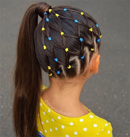 小女孩好看编发 手残党快速学会_儿童发型 - 美发站