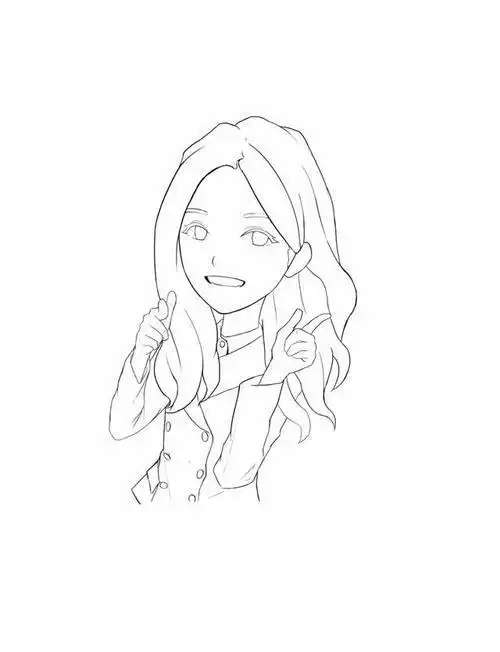 q版杨超越简笔画