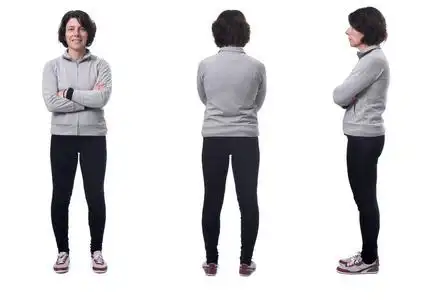 女性侧面全身图片-女性侧面全身素材-女性侧面全身插画-摄图新视界