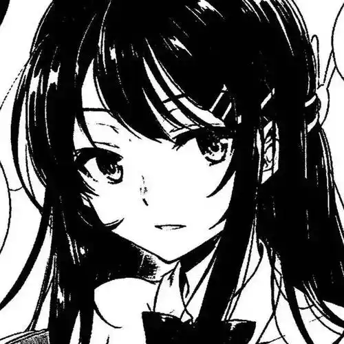 伤感动漫女头丧系黑白动漫女生头像