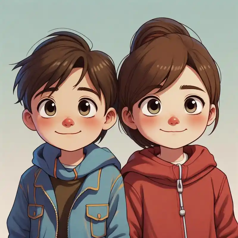 这里为大家精选了一组超有爱的姐弟微信头像