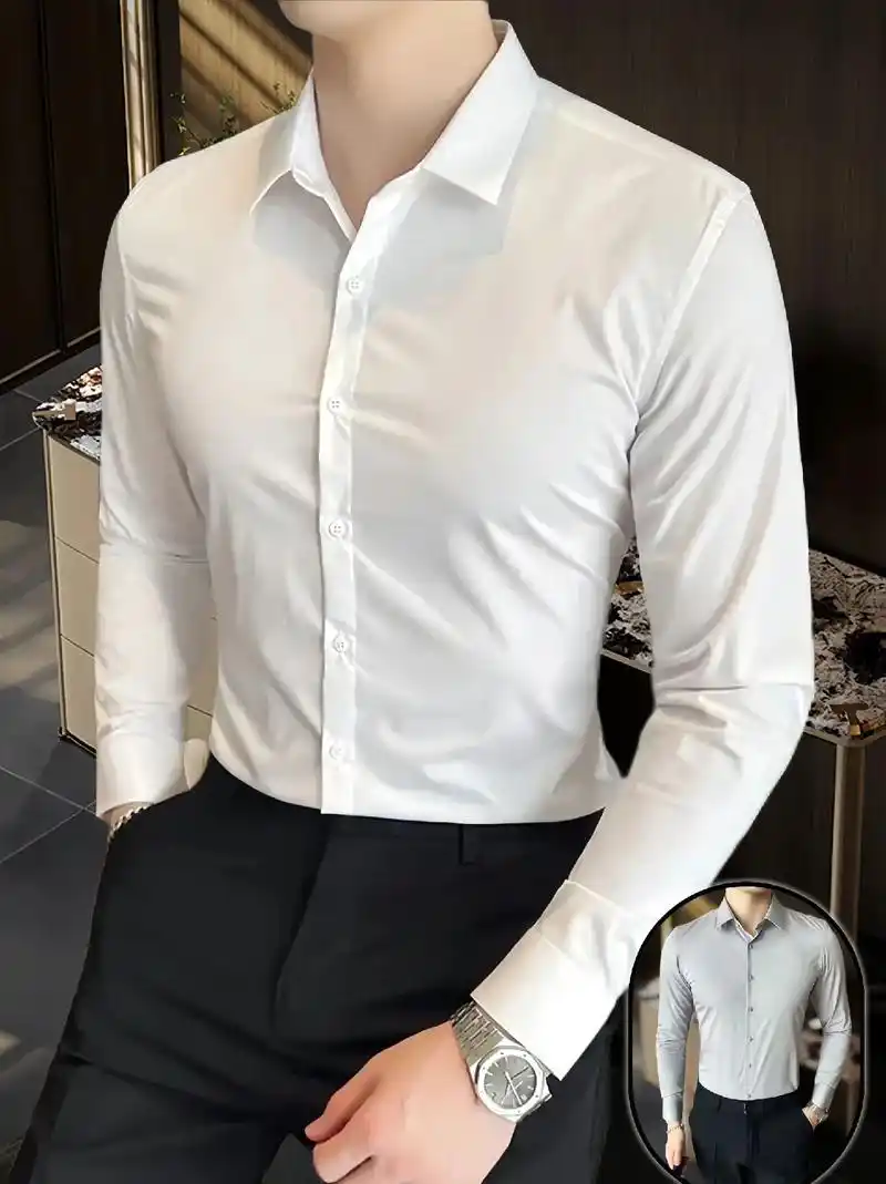 男神们,适合春天的白衬衫来了,合身版型,穿上干净利落,搭配西