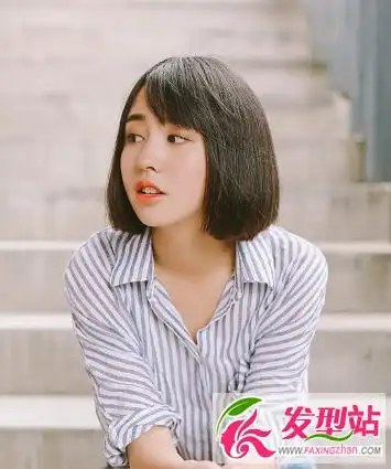 复古少女系短发发型文艺范短发发型图片大全