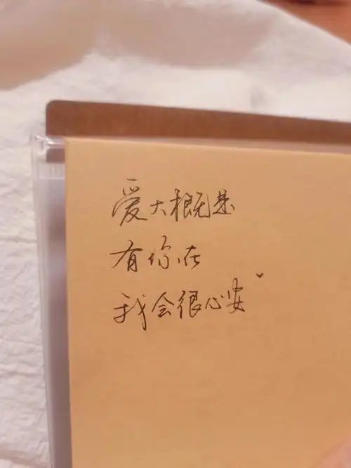 手写我会一直站在你身边78