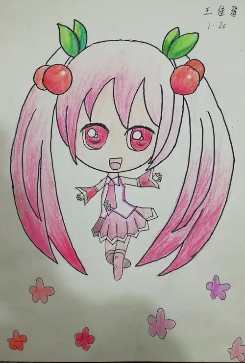 《q版动漫画》雏鹰绘画水粉中级班 - 美篇