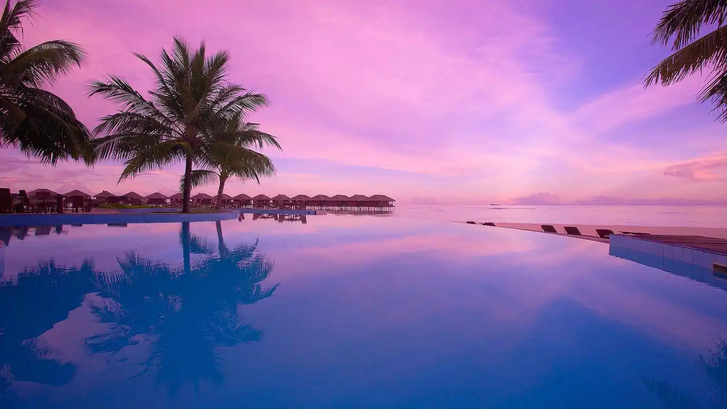 唯美的海滨风景图片高清宽屏壁纸