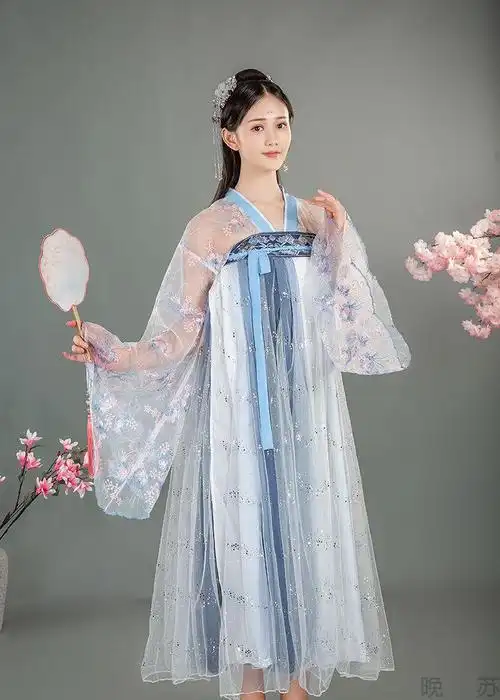汉服女仙气古风古装衣服女仙女超仙套装齐胸襦裙大码成人汉服全套 款