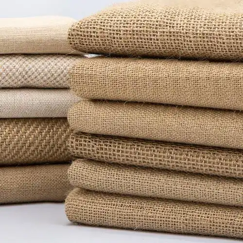 环保棉麻布亚麻纤维高品质提花色织麻黄麻纯棉机织黄麻家具沙发窗帘