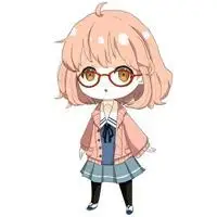 戴眼镜的女生短发头像动漫_微信头像图片大全