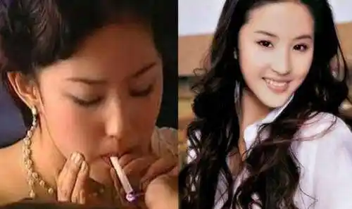 徐静蕾抽烟的时候也是帅气逼人,果然老徐是个老烟枪.