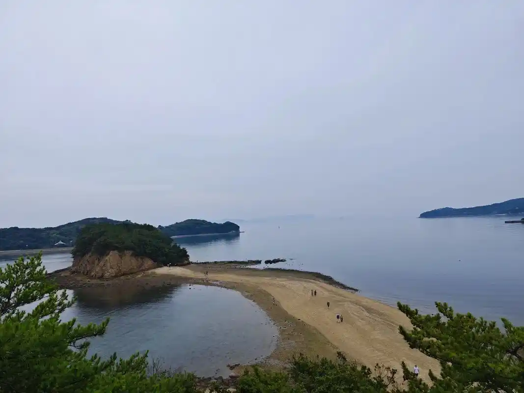 四国跳岛游,小豆岛天使之路,angel road - 抖音