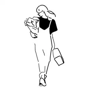 手绘头像ins插画黑白极简线条简笔画卡通人物定制设计全身情侣