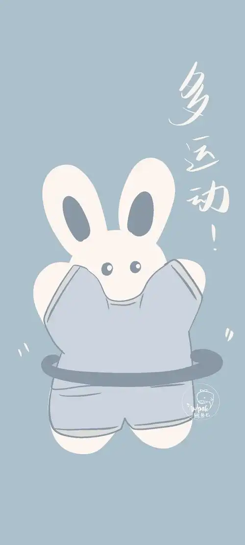 小动物可爱手绘无水印壁纸 第一辑