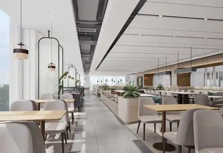 至美科技-上海oppo员工餐厅_效果图区_室内设计联盟 - powered by