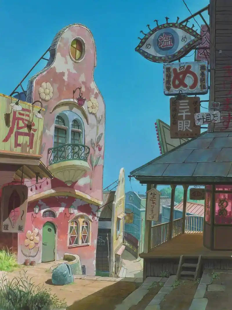 宫崎骏作品的奇妙之处在于天马行空而又不失自然地刻画每一个幻境的