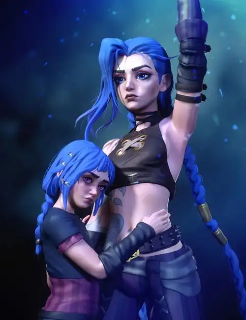 一个动画角色竟让全世界大神为她疯狂创作出无数佳作金克丝蔚大神角色