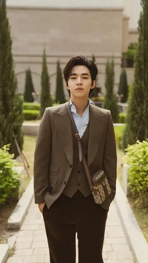 成型男刘宪华个人魅力帅气西装