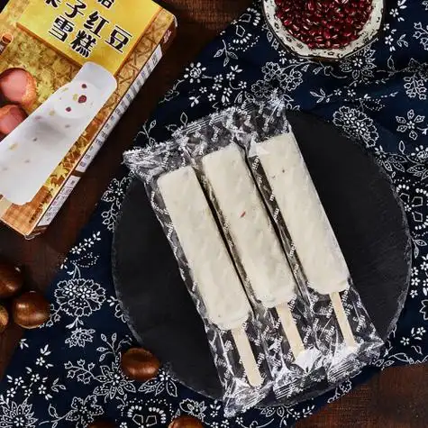 明治meiji栗子红豆雪糕62g6支彩盒装冰淇淋