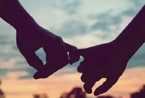 唯美手牵手图片