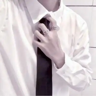 高级感衬衫男轻奢头像 白衬衫头像男干净气质(2)